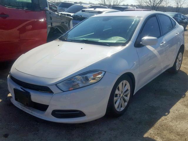 1C3CDFDH9FD374908 - 2015 DODGE DART SE AE WHITE photo 2