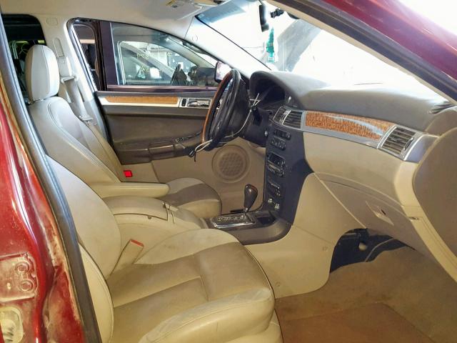 2A8GF78X27R125176 - 2007 CHRYSLER PACIFICA L MAROON photo 5