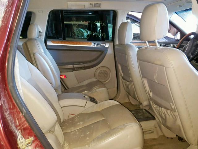 2A8GF78X27R125176 - 2007 CHRYSLER PACIFICA L MAROON photo 6