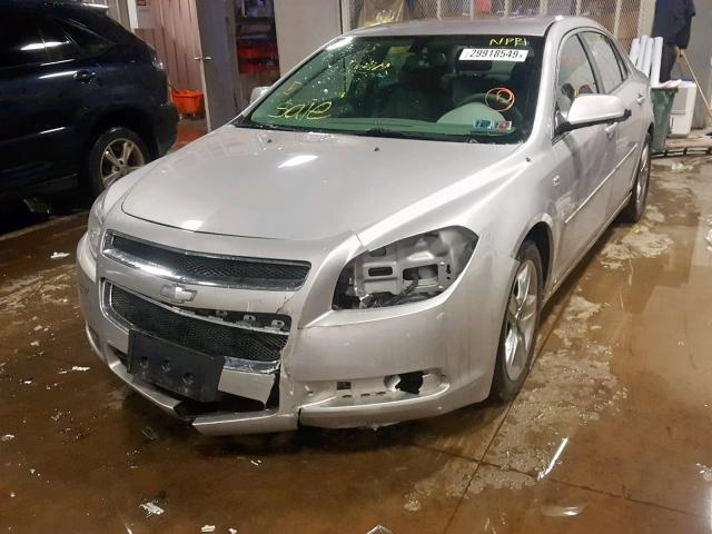 1G1ZH57B98F177975 - 2008 CHEVROLET MALIBU 1LT 银色 照片 2