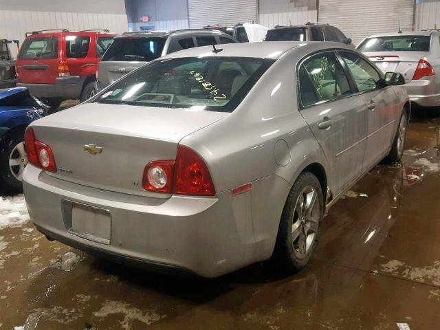 1G1ZH57B98F177975 - 2008 CHEVROLET MALIBU 1LT 银色 照片 4