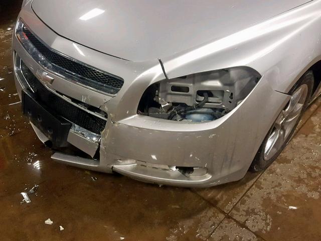 1G1ZH57B98F177975 - 2008 CHEVROLET MALIBU 1LT 银色 照片 9