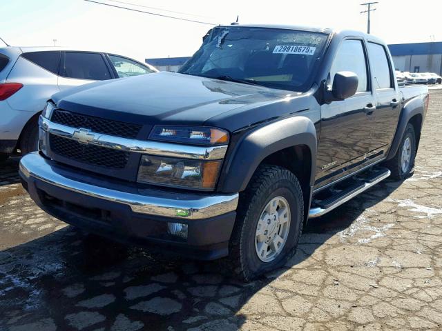 1GCDT136058225803 - 2005 CHEVROLET COLORADO BLACK photo 2