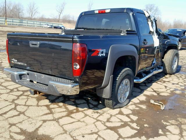 1GCDT136058225803 - 2005 CHEVROLET COLORADO BLACK photo 4