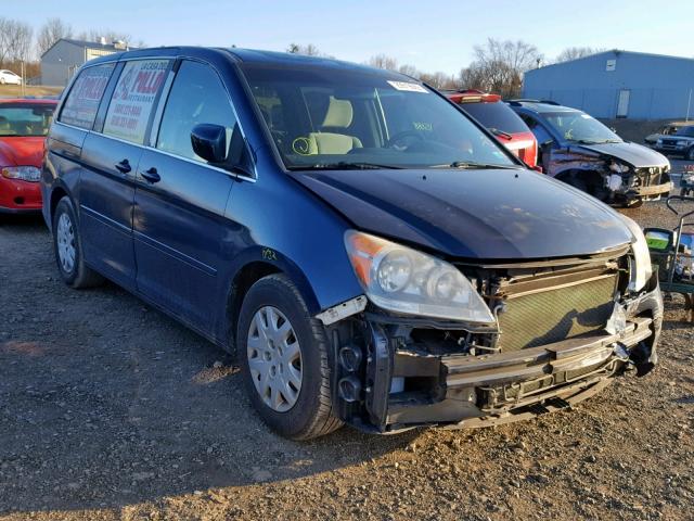 5FNRL38299B049203 - 2009 HONDA ODYSSEY LX BLUE photo 1