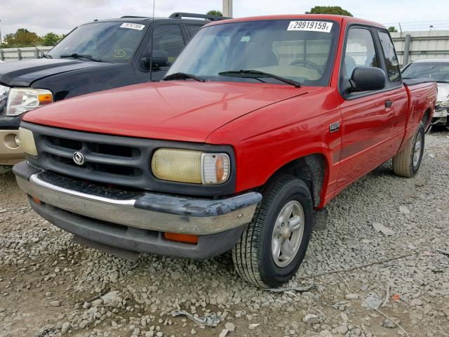 4F4CR16U9TTM14679 - 1996 MAZDA B3000 CAB RED photo 2