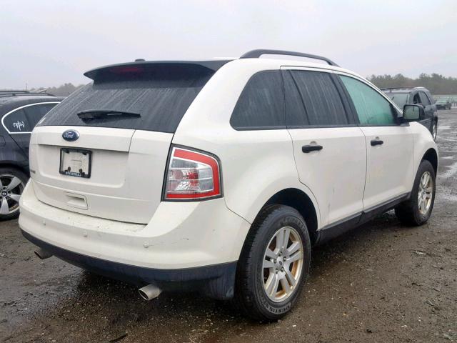 2FMDK3GC7ABA05270 - 2010 FORD EDGE SE WHITE photo 4