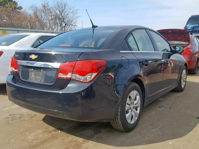 1G1PC5SH8C7280910 - 2012 CHEVROLET CRUZE LS BLACK photo 4