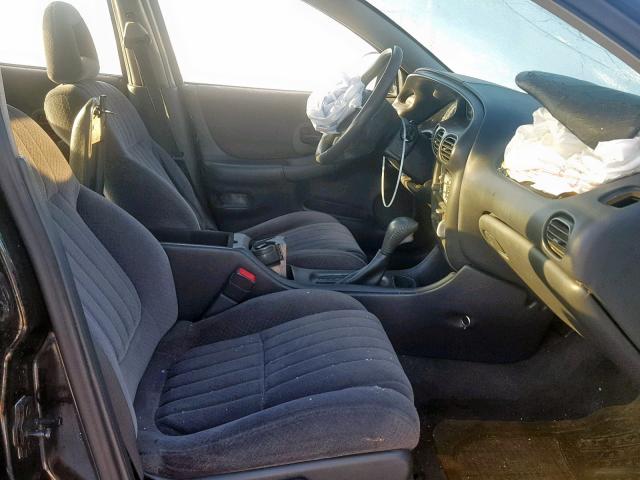 1G2WP52K42F108935 - 2002 PONTIAC GRAND PRIX BLACK photo 5
