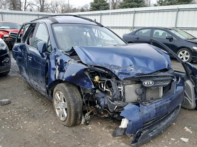 KNAFG526787164351 - 2008 KIA RONDO LX BLUE photo 1