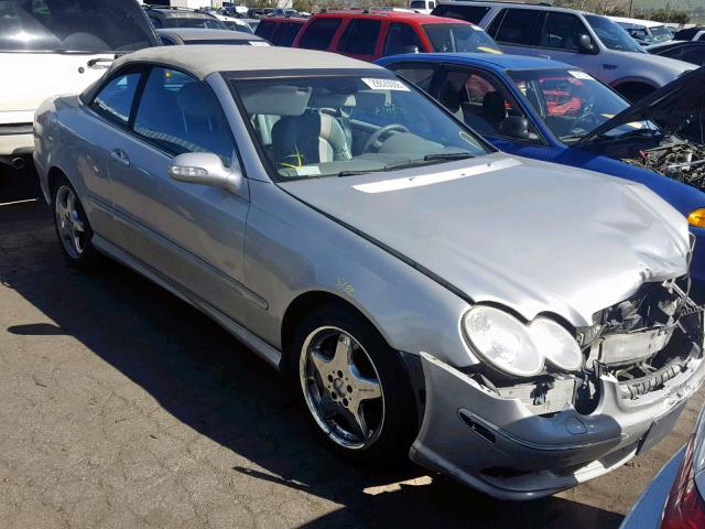 WDBTK75G14T020475 - 2004 MERCEDES-BENZ CLK 500 SILVER photo 1