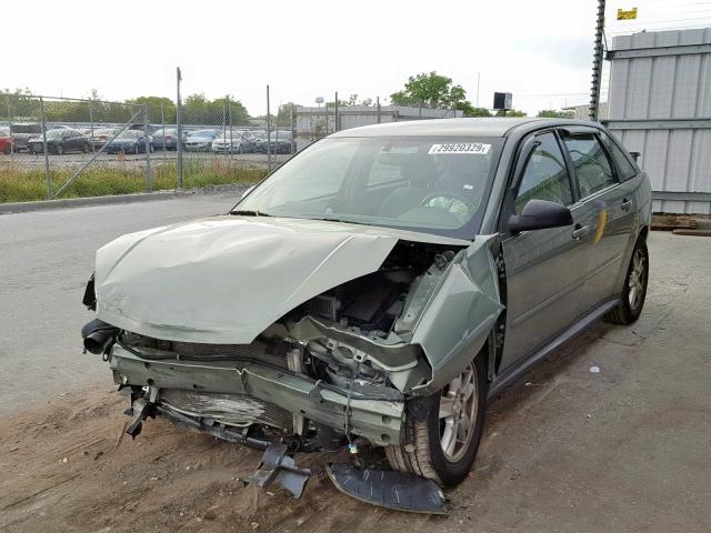 1G1ZT64824F207518 - 2004 CHEVROLET MALIBU MAX მწვანე ფოტო 2