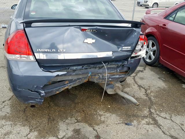 2G1WU57M191308454 - 2009 CHEVROLET IMPALA LTZ GRAY photo 9