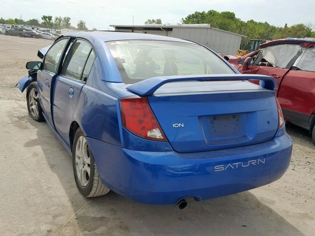 1G8AL52F34Z159648 - 2004 SATURN ION LEVEL BLUE photo 3