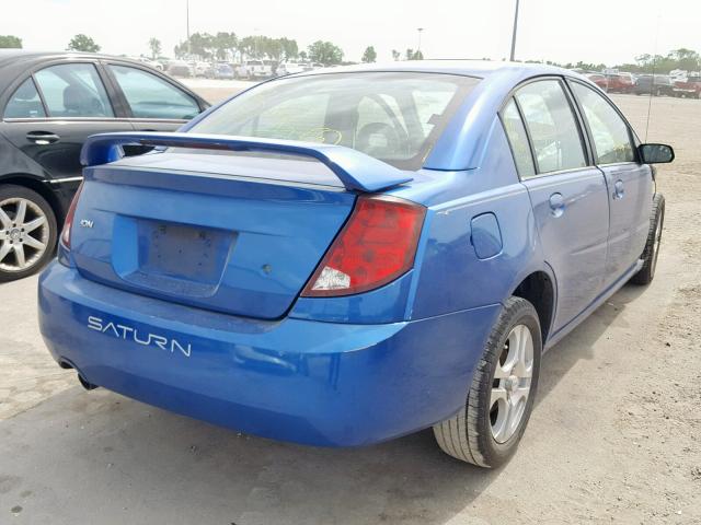 1G8AL52F34Z159648 - 2004 SATURN ION LEVEL BLUE photo 4