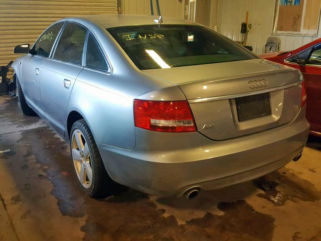 WAUDH74F08N134133 - 2008 AUDI A6 3.2 QUA GRAY photo 3