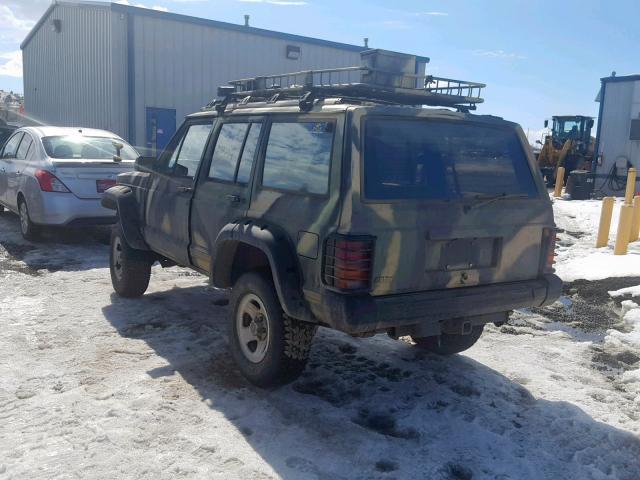 1J4FJ78S2ML611944 - 1991 JEEP CHEROKEE L TWO TONE photo 3