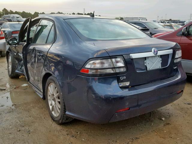 YS3FA4CY2B1304050 - 2011 SAAB 9-3 2.0T BLUE photo 3