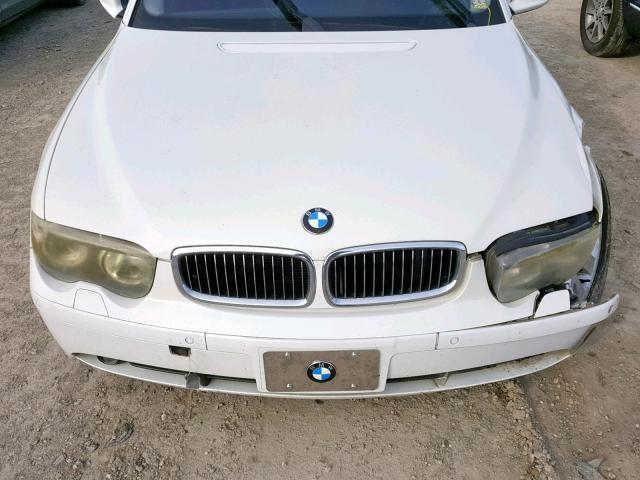 WBAGL63423DP68001 - 2003 BMW 745 I WHITE photo 7