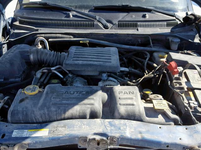 1B7GG32NX2S711443 - 2002 DODGE DAKOTA SPO BLUE photo 7