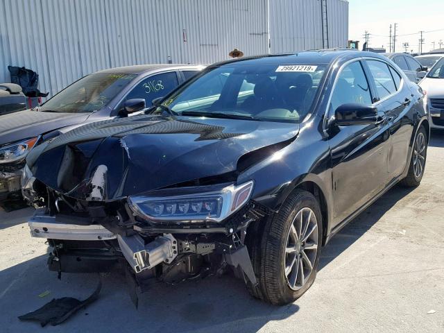 19UUB1F31JA006387 - 2018 ACURA TLX BLACK photo 2