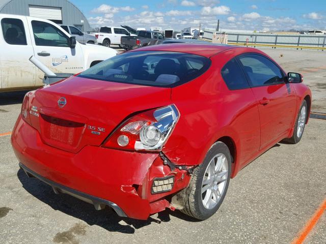 1N4BL24E38C188689 - 2008 NISSAN ALTIMA 3.5 RED photo 4