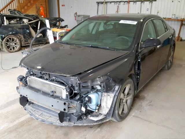 1G1ZC5E00CF137616 - 2012 CHEVROLET MALIBU 1LT 黑色 照片 2