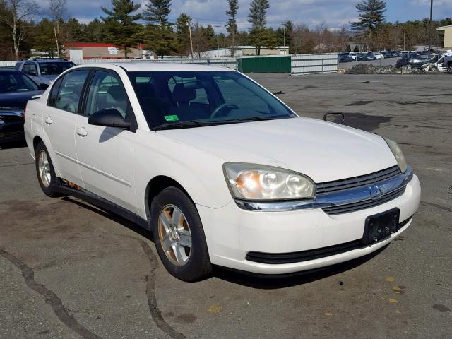 1G1ZT54895F182516 - 2005 CHEVROLET MALIBU LS WHITE photo 1