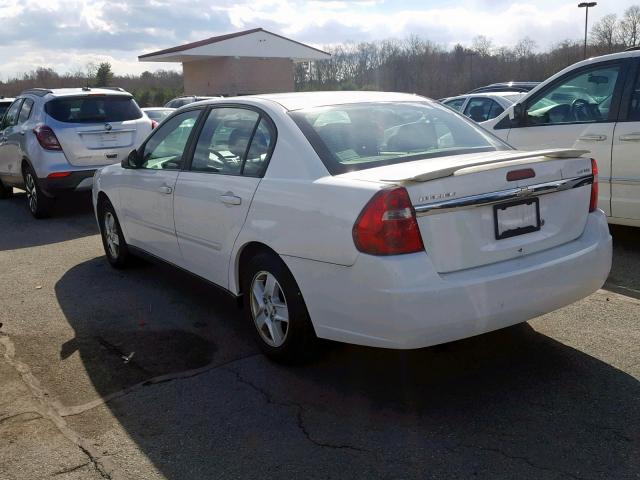1G1ZT54895F182516 - 2005 CHEVROLET MALIBU LS WHITE photo 3