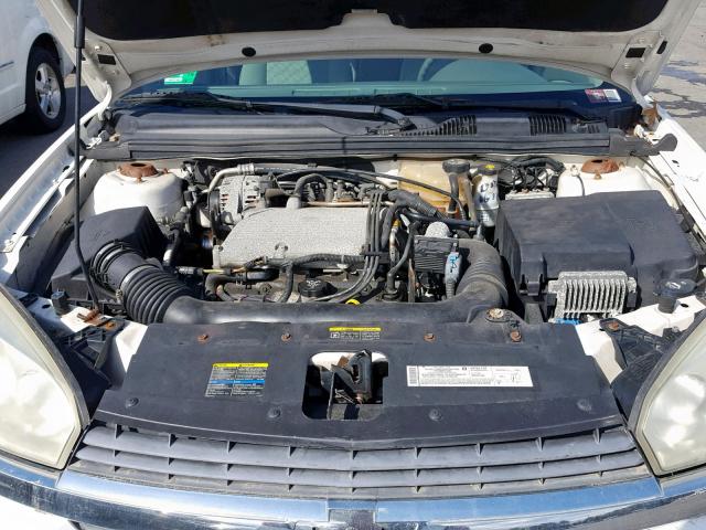 1G1ZT54895F182516 - 2005 CHEVROLET MALIBU LS WHITE photo 7