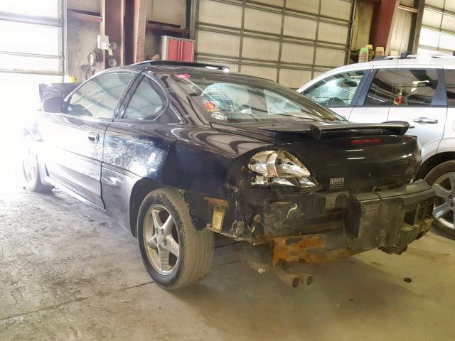 1G2NW12E4YM775669 - 2000 PONTIAC GRAND AM G BLACK photo 3