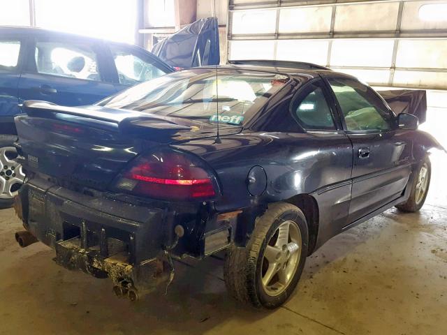 1G2NW12E4YM775669 - 2000 PONTIAC GRAND AM G BLACK photo 4