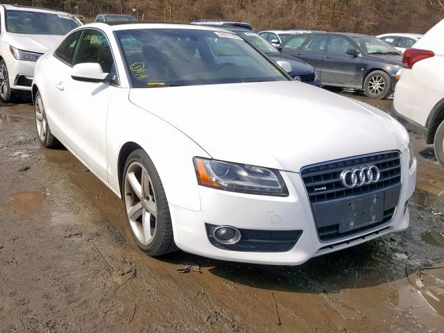 WAULFAFR8AA010534 - 2010 AUDI A5 PREMIUM WHITE photo 1