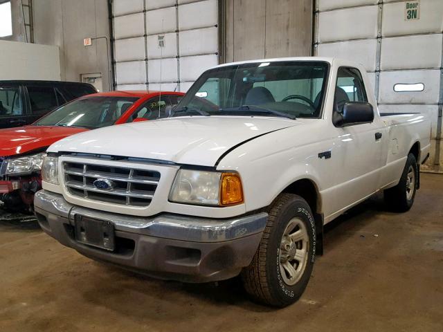 1FTYR10U91PB74028 - 2001 FORD RANGER WHITE photo 2