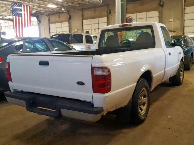 1FTYR10U91PB74028 - 2001 FORD RANGER WHITE photo 4