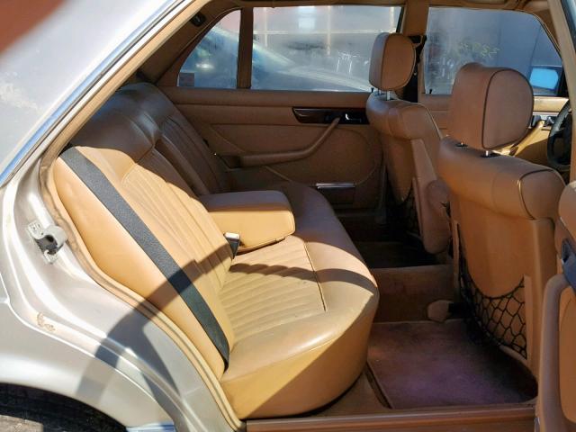 WDBCB25D0GA279399 - 1986 MERCEDES-BENZ 300 SDL TAN photo 6