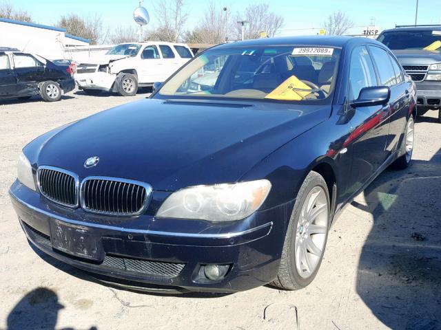 WBAHN83526DT25175 - 2006 BMW 750 LI BLUE photo 2