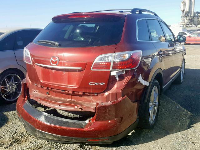 JM3TB2CA4C0346880 - 2012 MAZDA CX-9 BURGUNDY photo 4