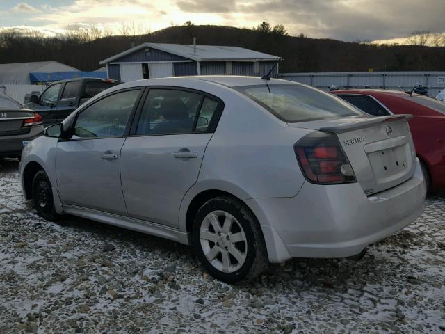 3N1AB6AP0CL708840 - 2012 NISSAN SENTRA 2.0 SILVER photo 3