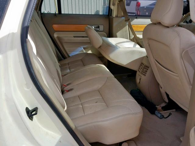 2LMDU88CX7BJ06659 - 2007 LINCOLN MKX CREAM photo 6