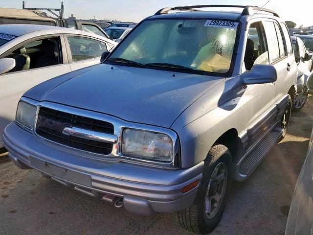 2CNBJ634016945302 - 2001 CHEVROLET TRACKER LT SILVER photo 2