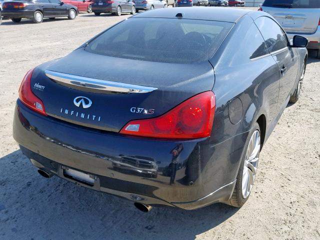 JN1CV6EL0BM262667 - 2011 INFINITI G37 BLACK photo 4