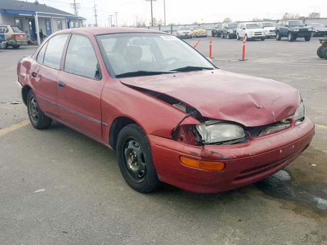 1Y1SK5360RZ033343 - 1994 GEO PRIZM BASE წითელი ფოტო 1