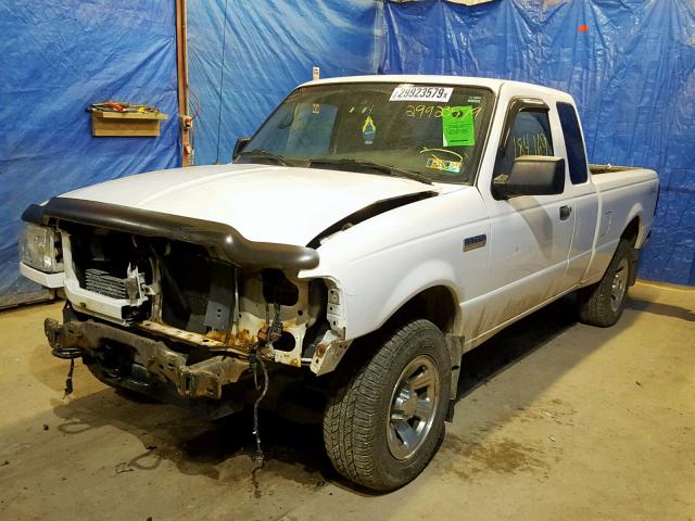 1FTZR45E38PB05157 - 2008 FORD RANGER WHITE photo 2