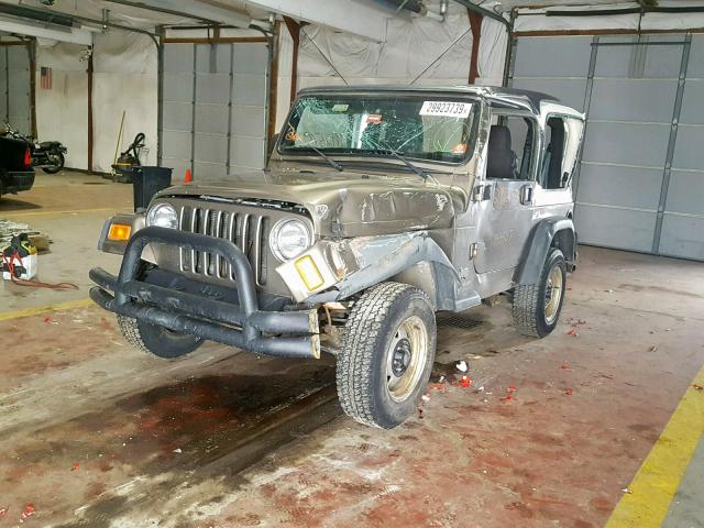 1J4FA29174P786093 - 2004 JEEP WRANGLER / GOLD photo 2