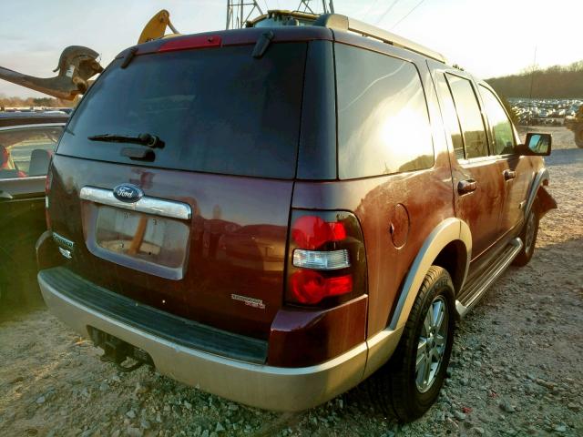 1FMEU64E06ZA24818 - 2006 FORD EXPLORER E BURGUNDY photo 4