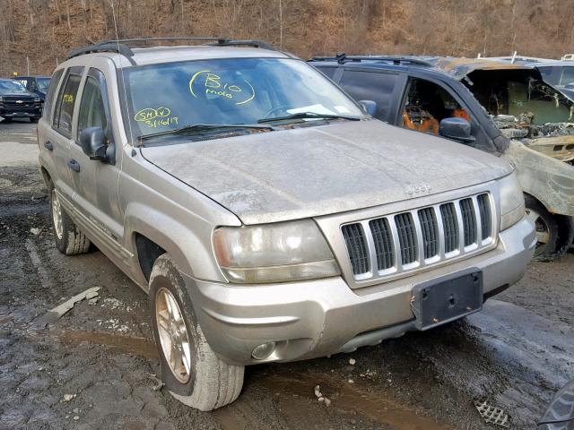 1J4GW48N64C351725 - 2004 JEEP GRAND CHER BEIGE photo 1