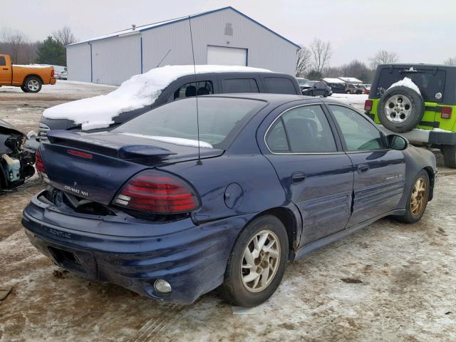 1G2NE52T6YM798766 - 2000 PONTIAC GRAND AM S BLUE photo 4