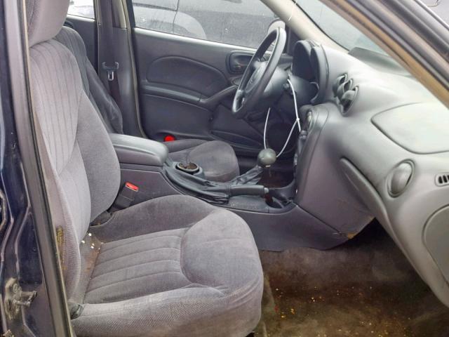 1G2NE52T6YM798766 - 2000 PONTIAC GRAND AM S BLUE photo 5