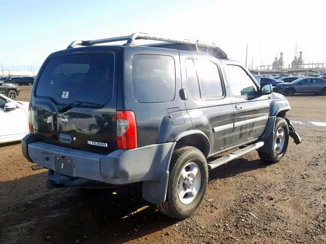 5N1ED28Y62C531846 - 2002 NISSAN XTERRA XE BLACK photo 4